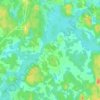 Хвойное topographic map, elevation, terrain