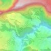 Mare à Martin topographic map, elevation, terrain