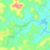 Đa Bla topographic map, elevation, terrain