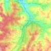 Vale Pomares topographic map, elevation, terrain
