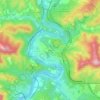 el Vilar topographic map, elevation, terrain