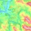 Deching topographic map, elevation, terrain