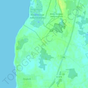 Lofta topographic map, elevation, terrain