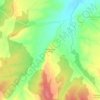 Barahona de Fresno topographic map, elevation, terrain