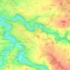 La Borde topographic map, elevation, terrain