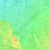 Les Sept Chemins topographic map, elevation, terrain