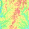 La Union topographic map, elevation, terrain