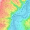Maladière topographic map, elevation, terrain