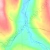 Locke topographic map, elevation, terrain