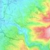 Mkalles topographic map, elevation, terrain