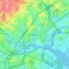 Rosedale topographic map, elevation, terrain