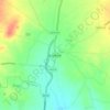 Kayathar topographic map, elevation, terrain