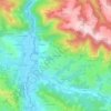 La Boutique topographic map, elevation, terrain