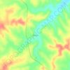 Wet Glaize topographic map, elevation, terrain