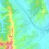 Picar topographic map, elevation, terrain