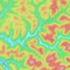 Lico topographic map, elevation, terrain