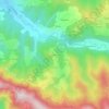 Perteguet topographic map, elevation, terrain