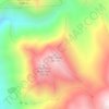 Y Mountain topographic map, elevation, terrain