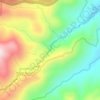 Catawba Falls topographic map, elevation, terrain