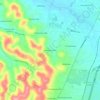 Heathrow Hills topographic map, elevation, terrain