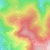 Le Haut des Monts topographic map, elevation, terrain