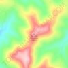 Pinnacle Mountain topographic map, elevation, terrain