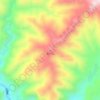 太行山 topographic map, elevation, terrain