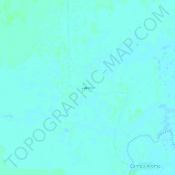 Capiata topographic map, elevation, terrain