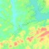 Millican Grove topographic map, elevation, terrain