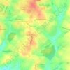 Waverly Woods topographic map, elevation, terrain