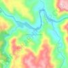 Liberia (El Charcon) topographic map, elevation, terrain