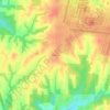 Hampton topographic map, elevation, terrain