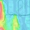 Pigeon Point topographic map, elevation, terrain