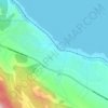 Tobiano topographic map, elevation, terrain