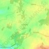 Chmielew topographic map, elevation, terrain