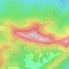 Pico Mediodía topographic map, elevation, terrain