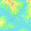 Little River Subdivision topographic map, elevation, terrain