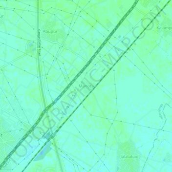 Manota topographic map, elevation, terrain