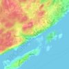 Sandstad topographic map, elevation, terrain