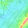 Hudson Gardens topographic map, elevation, terrain