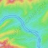 Snowden topographic map, elevation, terrain