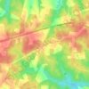Tuggle topographic map, elevation, terrain