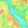 Rainbow Bend topographic map, elevation, terrain