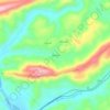 Winslow topographic map, elevation, terrain