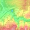 Treidling topographic map, elevation, terrain