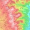 The Orchard topographic map, elevation, terrain