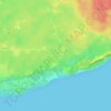 Wawama topographic map, elevation, terrain