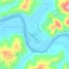 Klamath Glen topographic map, elevation, terrain