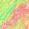 石柱土家族自治县 topographic map, elevation, terrain