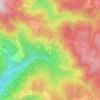 Calamecca topographic map, elevation, terrain